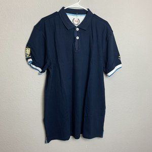 T R Premium Polo Shirt (Navy)
